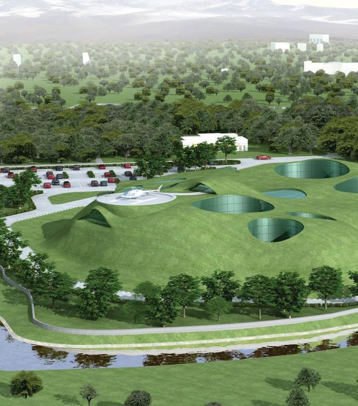 Landscape at ONGC Headquarters, Dehradun
