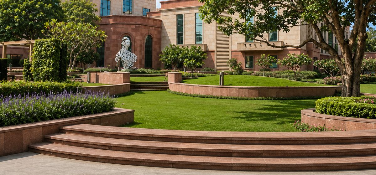 Landscape at Zen Garden, Ministry of External Affairs