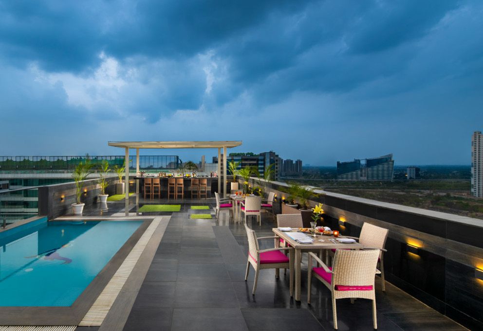 Landscape at Lemon Tree, Noida