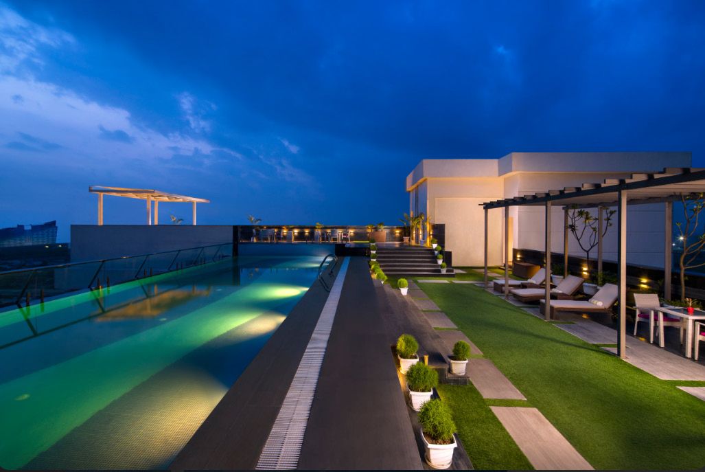 Landscape at Lemon Tree, Noida