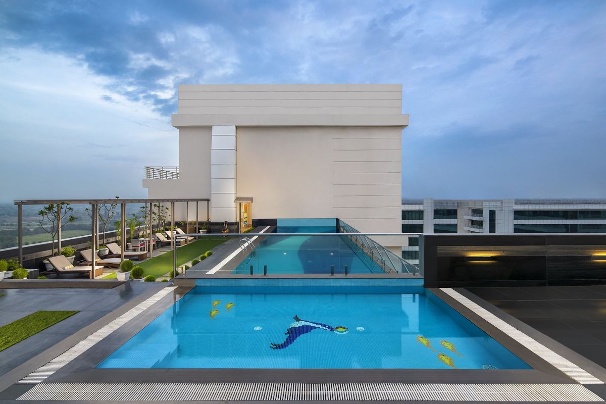 Landscape at Lemon Tree, Noida