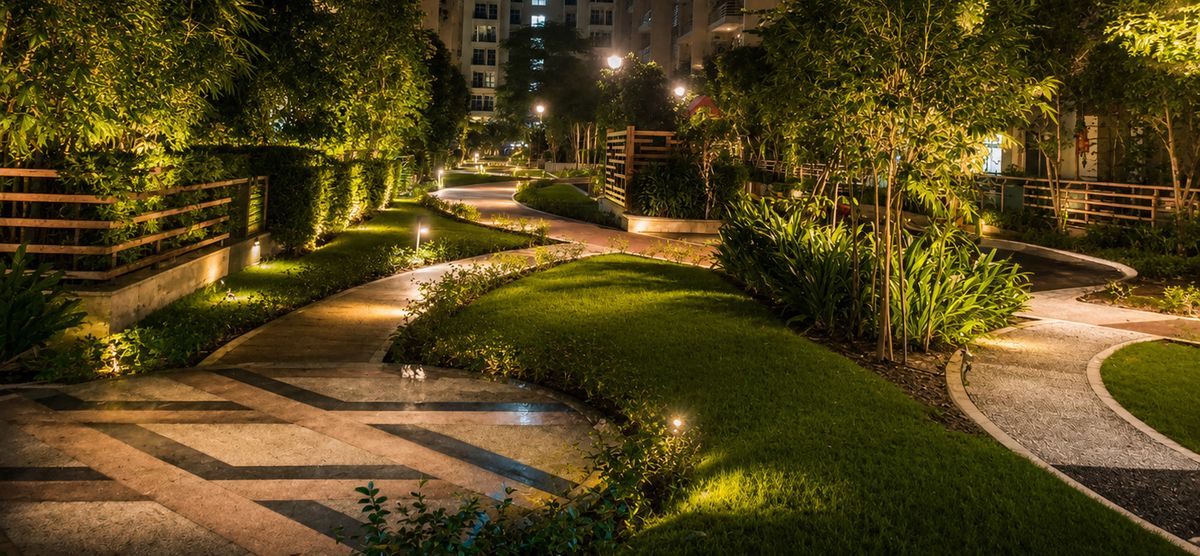 Landscape at Mahagun Moderne, Noida
