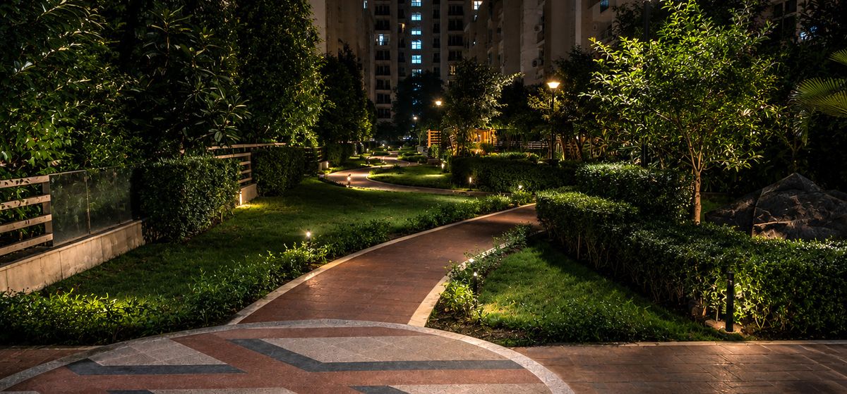 Landscape at Mahagun Moderne, Noida