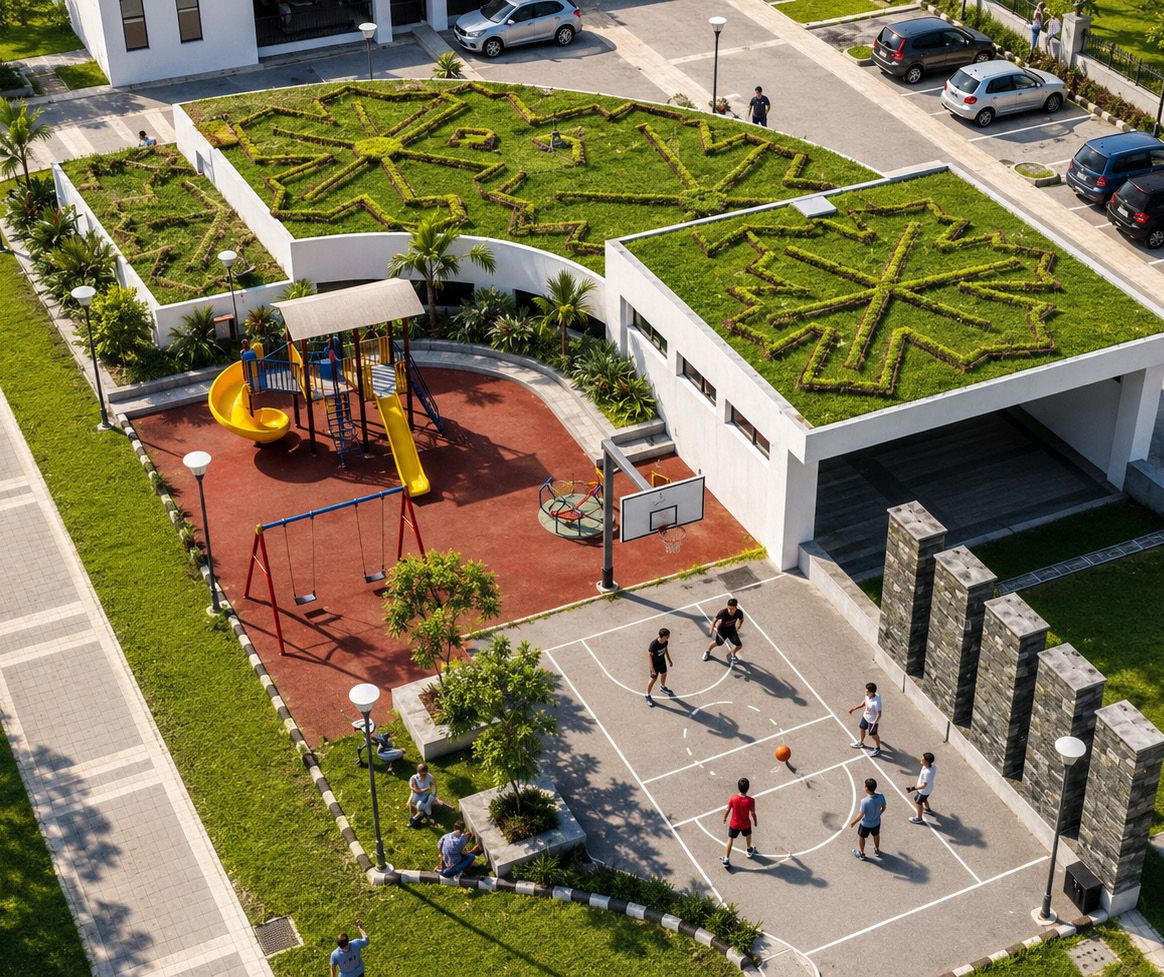 Landscape at Mahagun Mapple, Noida