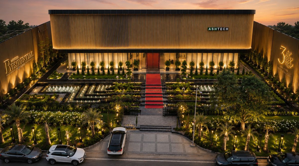 Landscape at Ashtech Presidential Towers